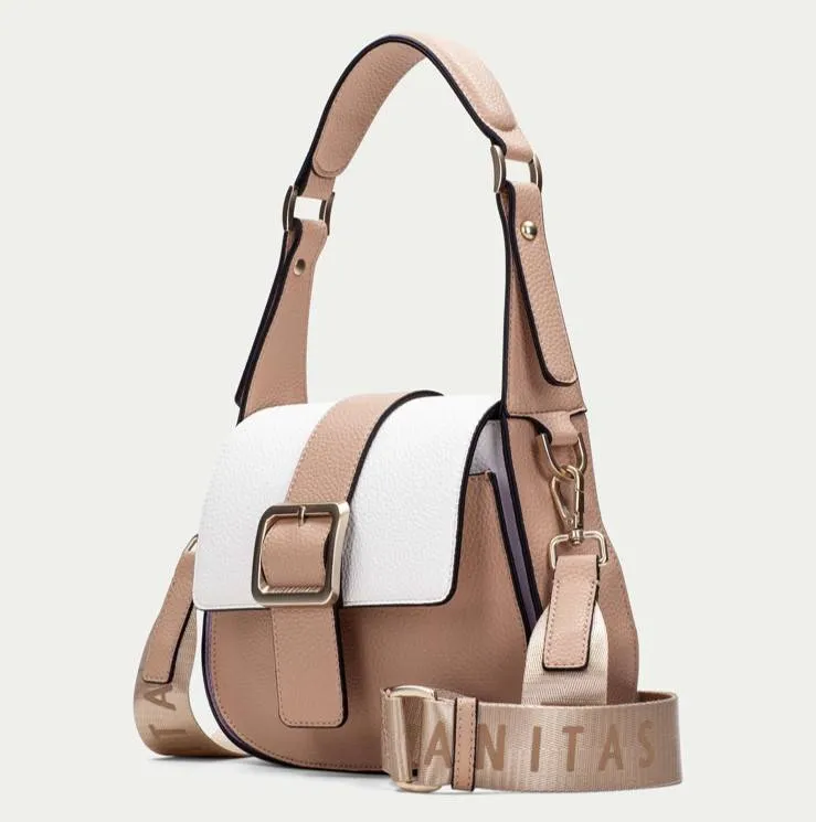 BOLSO HISPANITA BV232511 BLANCOCAMEL